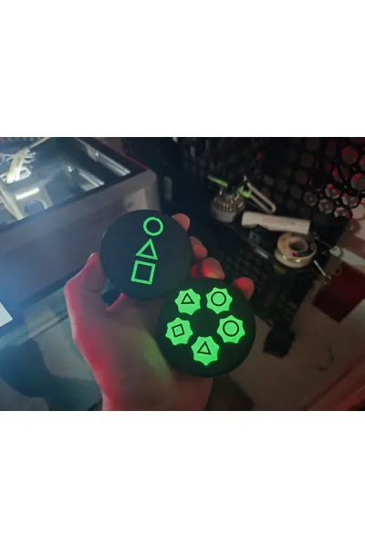 Squid Game Gonggi 5 Taş Oyun Seti Kutulu Fosforlu
