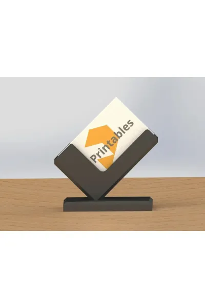 Kartvizitlik Masa Üstü Ofis Sade Şık Tasarım Siyah (1 ADET)