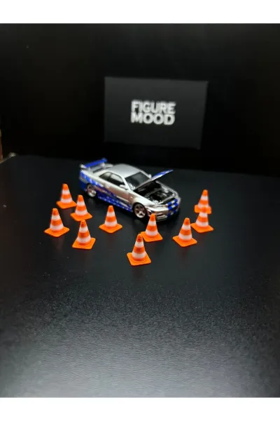 1/64 Duba 10 Adet Diorama Maket Malzemesi - Araç Dahil Değildir