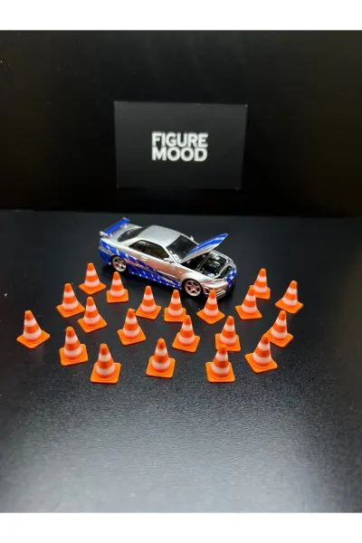 1/64 Duba 20 Adet Diorama Maket Malzemesi - Araç Dahil Değildir