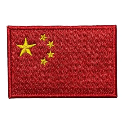 Çin Bayrağı Nakış Patch Peç