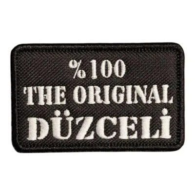 The Original Düzceli Yazılı Nakış Patch Peç