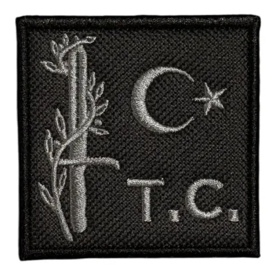 T.C. Hudut Taşı Nakış Peç Patch