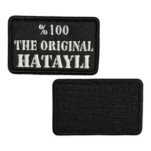 the original hatayli yazili nakis patch pec cirtli