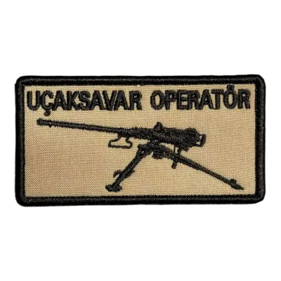 Uçaksavar Operatör Patch Nakış Peç