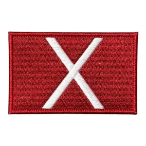 squid game x oylama butonu patch pec