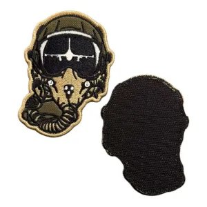 f16 savas pilotu kask patch nakis pec cirtli