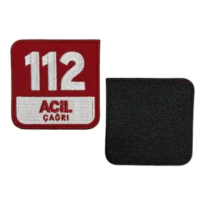 112 acil cagri nakis patch pec cirtli