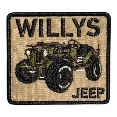 Willys Jeep Patch Nakış Peç