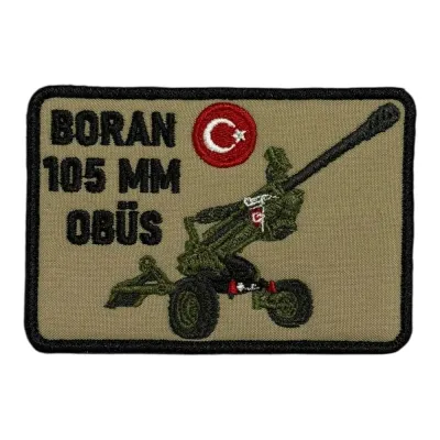 Boran 105 MM Obüs Nakış Peç Patch