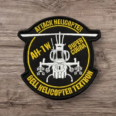 Attack Helicopter Süper Cobra Nakış Patch