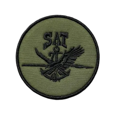 Haki Zemin SAT Komutanlığı Peçi Nakış Patch