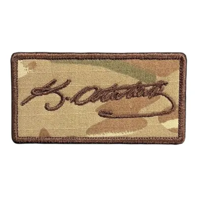 Özel Kuvvetler Kamuflajı Kemal Atatürk İmza Patch