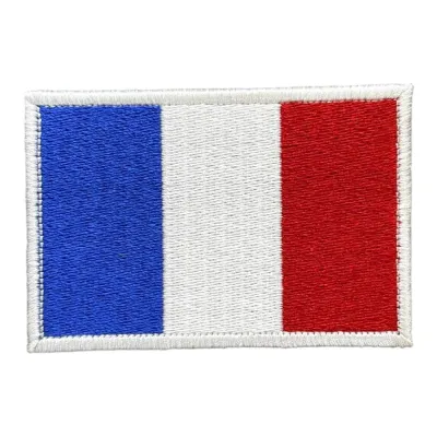 Fransa Bayrağı Nakış Patch Peç