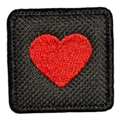 Kalp Emoji Peç Patch