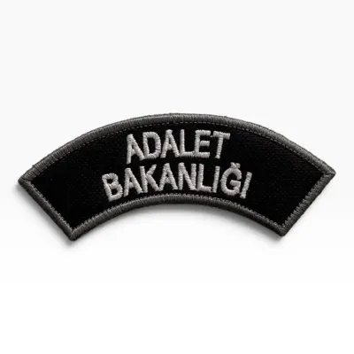 Adalet Bakanlığı Omuz Göğüs Patch Peç