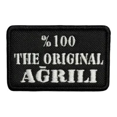The Original Ağrılı Yazılı Nakış Patch Peç