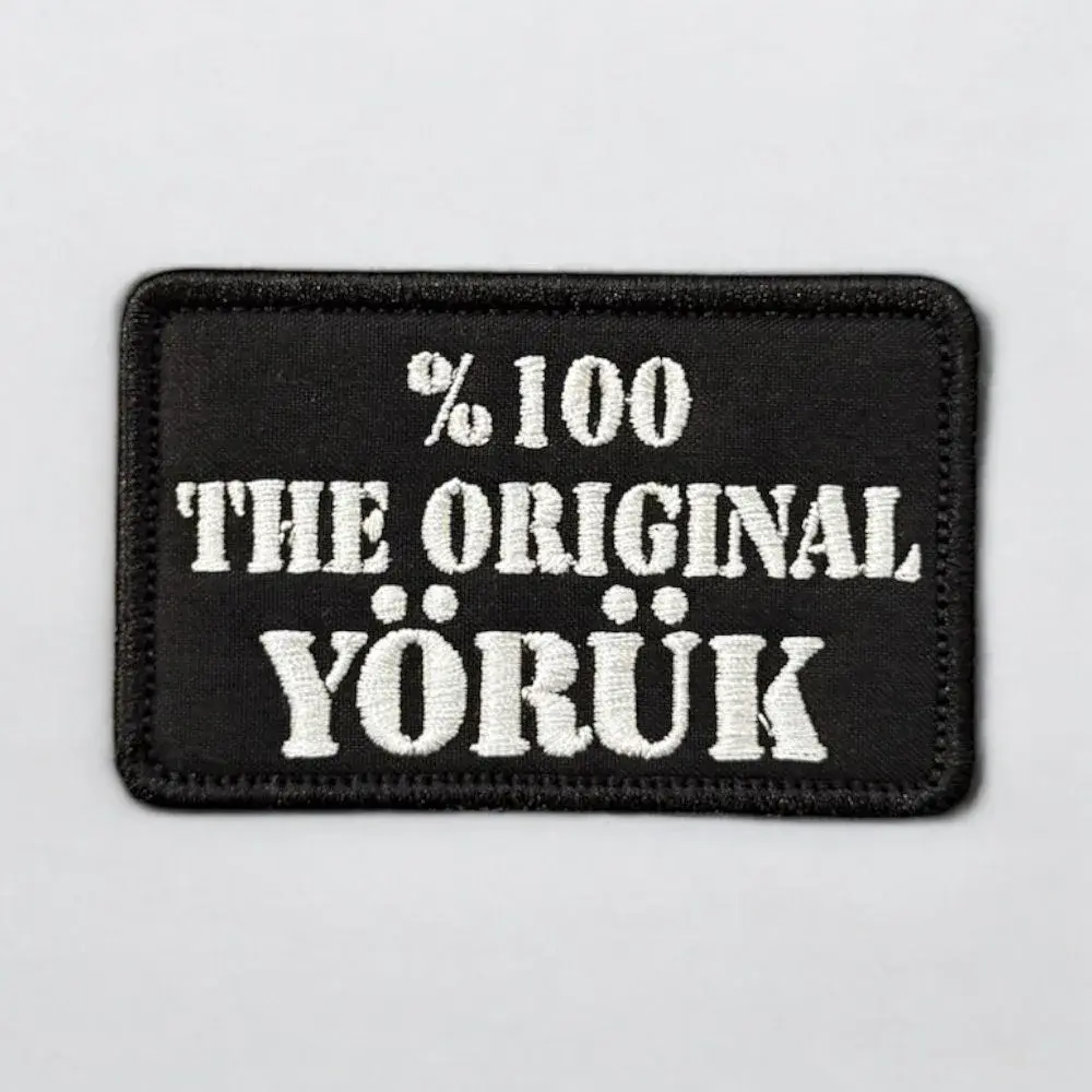 the original yoruk yazili nakis patch pec