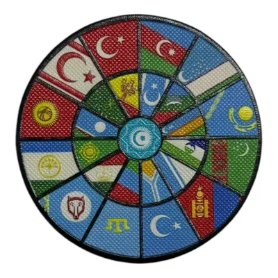 Türki Cumhuriyetler Bayrağı Peç Patch