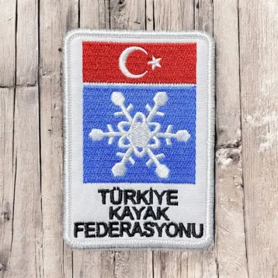 Türkiye Kayak Federasyonu Arması Patch Nakış