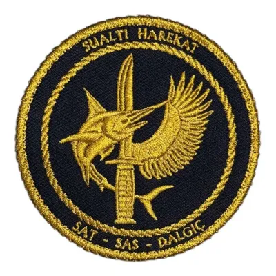Sualtı Harekat SAT SAS Dalgıç Nakış Patch Peç