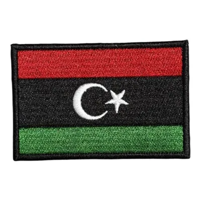 Libya Bayrağı Nakış Patch Peç