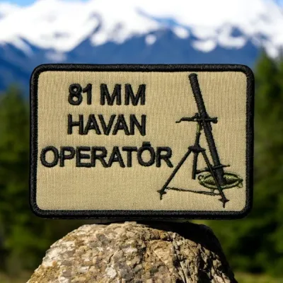 81 MM Havan Operatör Nakış Patch
