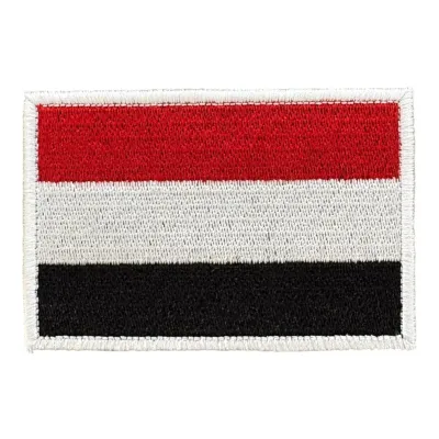 Yemen Bayrağı Nakış Patch Peç