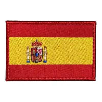 İspanya Bayrağı Nakış Peç Patch