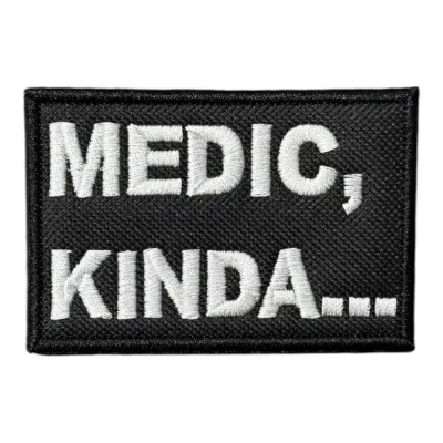 Medic Kinda Komik Moral Nakış Patch