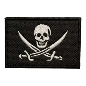 calico jack korsan bayragi nakis patch pec