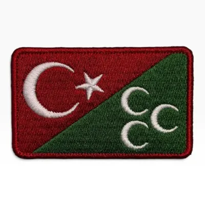Türkiye Osmanlı Bayrağı Patch Peç