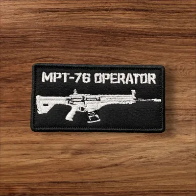 Siyah Renk MPT-76 Operator Patch Arma