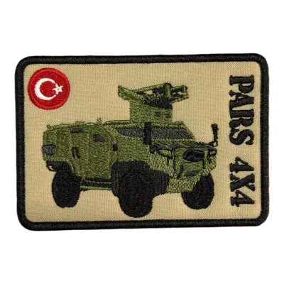 PARS 4x4 Taktik Tekerlekli Zırhlı Peç Nakış Patch