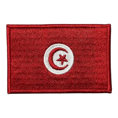 Tunus Bayrağı Nakış Patch Peç