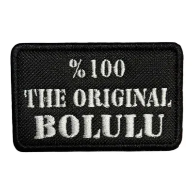 The Original Bolulu Yazılı Nakış Patch Peç