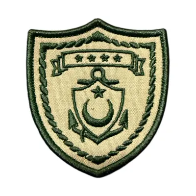 Tan Rengi Zemin Türk Deniz Kuvvetleri Patch Nakış