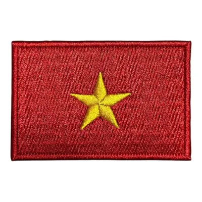 Vietnam Bayrağı Nakış Patch Peç