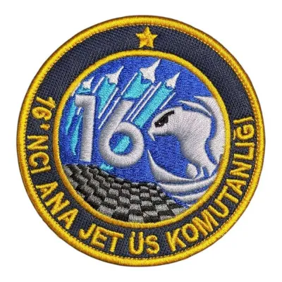 16'ncı Ana Jet Üs Komutanlığı Nakış Peç Patch