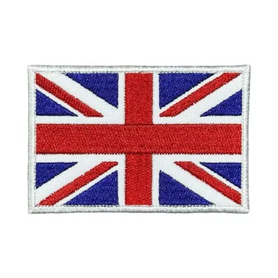 Birleşik Krallık Bayrağı Nakış Peç Patch