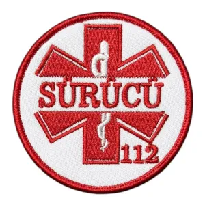 112 acil servis surucu pec nakis patch