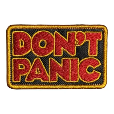 Don't Panic Peç Patch