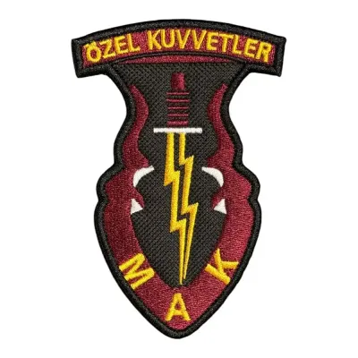 Özel Kuvvetler MAK Nakış Patch Peç