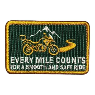 Every Mile Counts Her Mil Önemlidir Nakış Patch