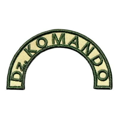 Tan Rengi Zemin Yeşil Dz Komando Patch Nakış