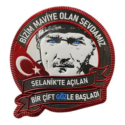 Maviye Olan Sevdamız Atatürk'le Başladı 9.5 cm