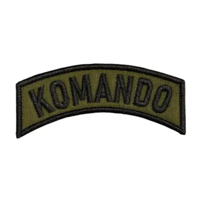 Haki Zemin Komando Yazılı Nakış Peç Patch