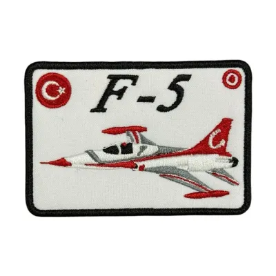 F 5 Savaş Uçağı Nakış Peç Patch