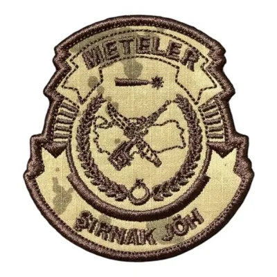 Meteler Şırnak JÖH Peç Nakış Patch