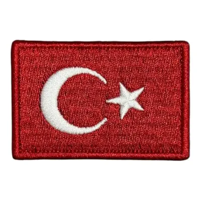 Türk Bayrağı Peç Patch 6x4 cm